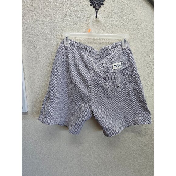 Trunks Surf & Swim Searsucker Striped Swim Suit Men's Small - Picture 8 of 8